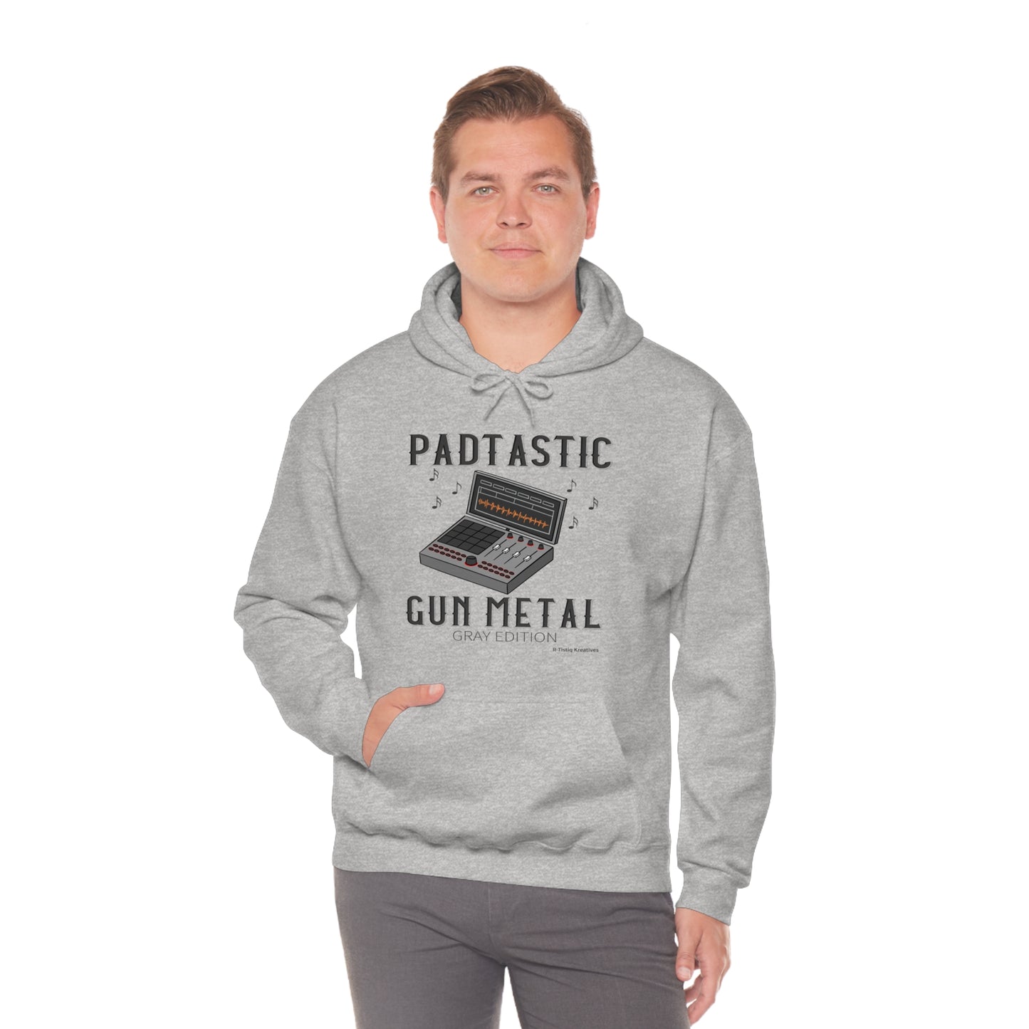 Padtastic Gun Metal Gray Edition Unisex Heavy Blend™ Hooded Sweatshirt