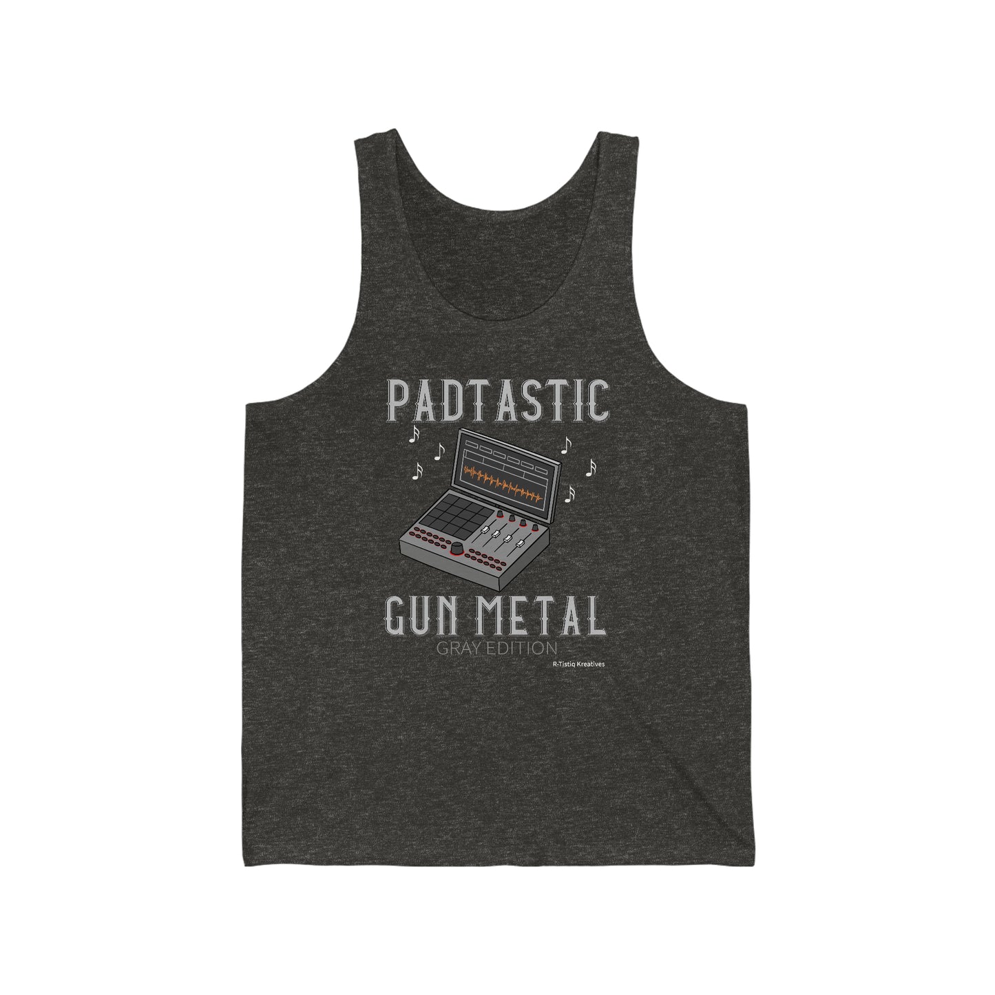 Padtastic Gun Metal Gray Edition Unisex Jersey Tank