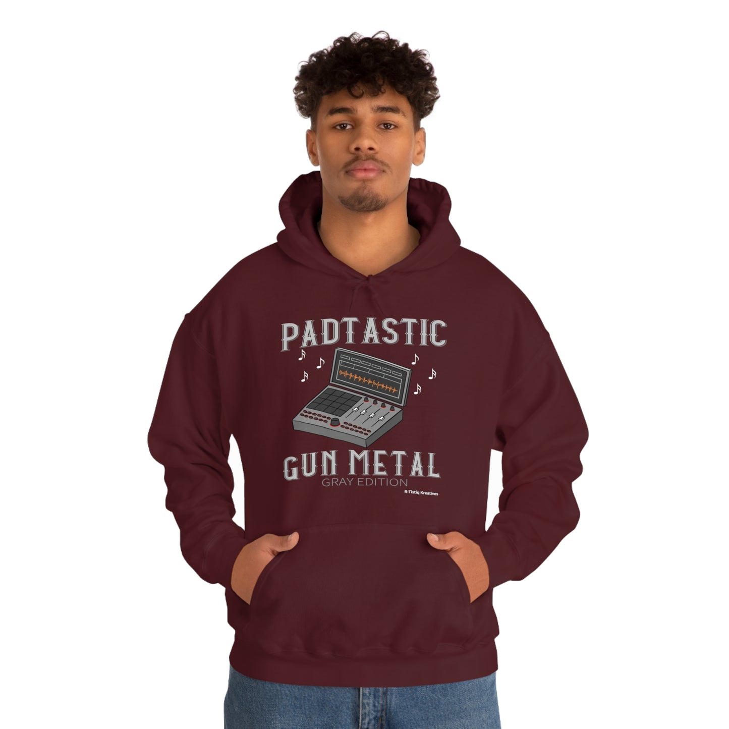 Padtastic Gun Metal Gray Edition Unisex Heavy Blend™ Hooded Sweatshirt