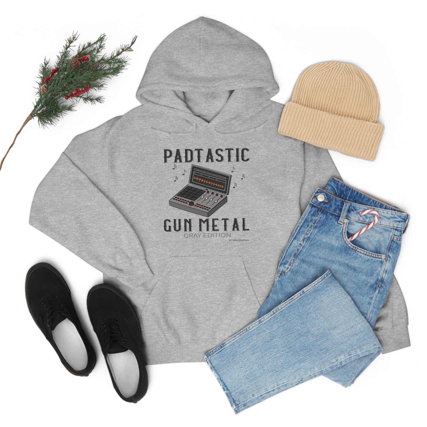 Padtastic Gun Metal Gray Edition Unisex Heavy Blend™ Hooded Sweatshirt