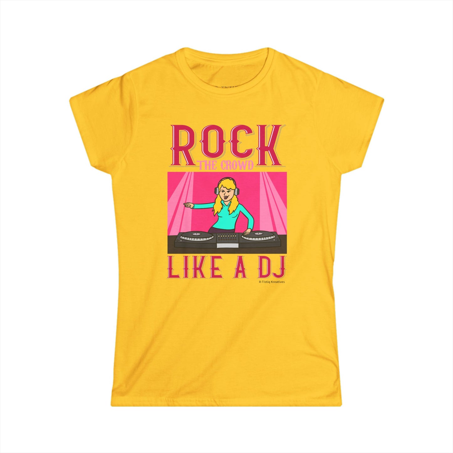 T-Shirt Miss DJ Women's Softstyle Tee