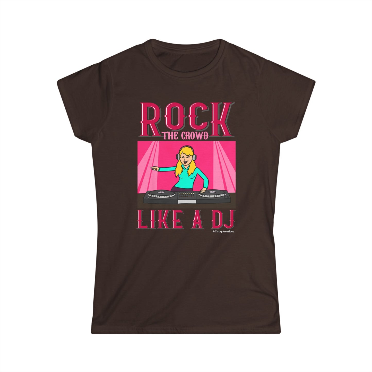 T-Shirt Miss DJ Women's Softstyle Tee