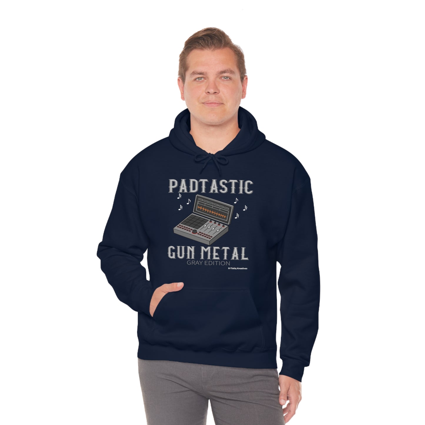 Padtastic Gun Metal Gray Edition Unisex Heavy Blend™ Hooded Sweatshirt