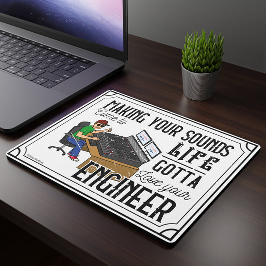 Mr Engineer Rectangular Mouse Pad