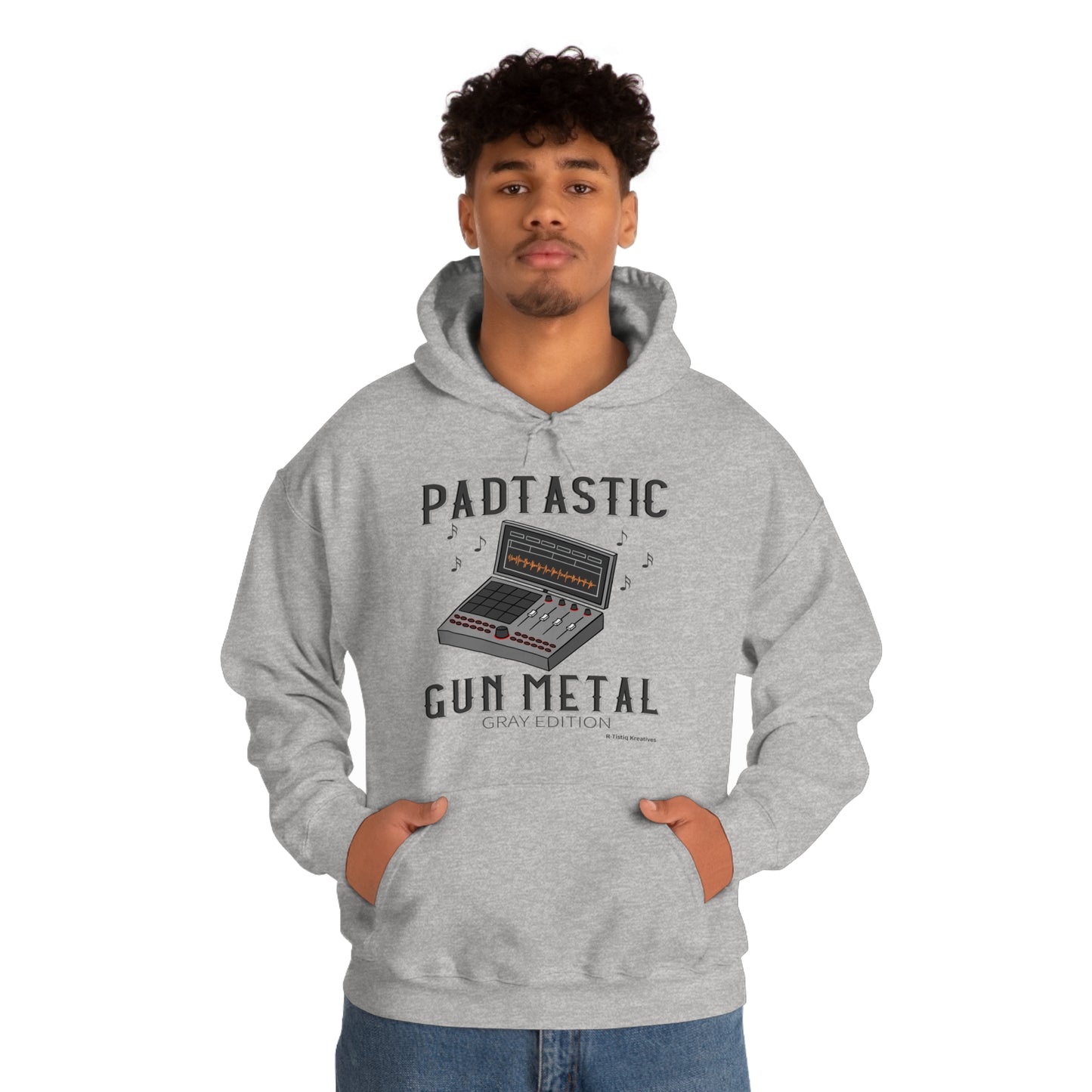 Padtastic Gun Metal Gray Edition Unisex Heavy Blend™ Hooded Sweatshirt