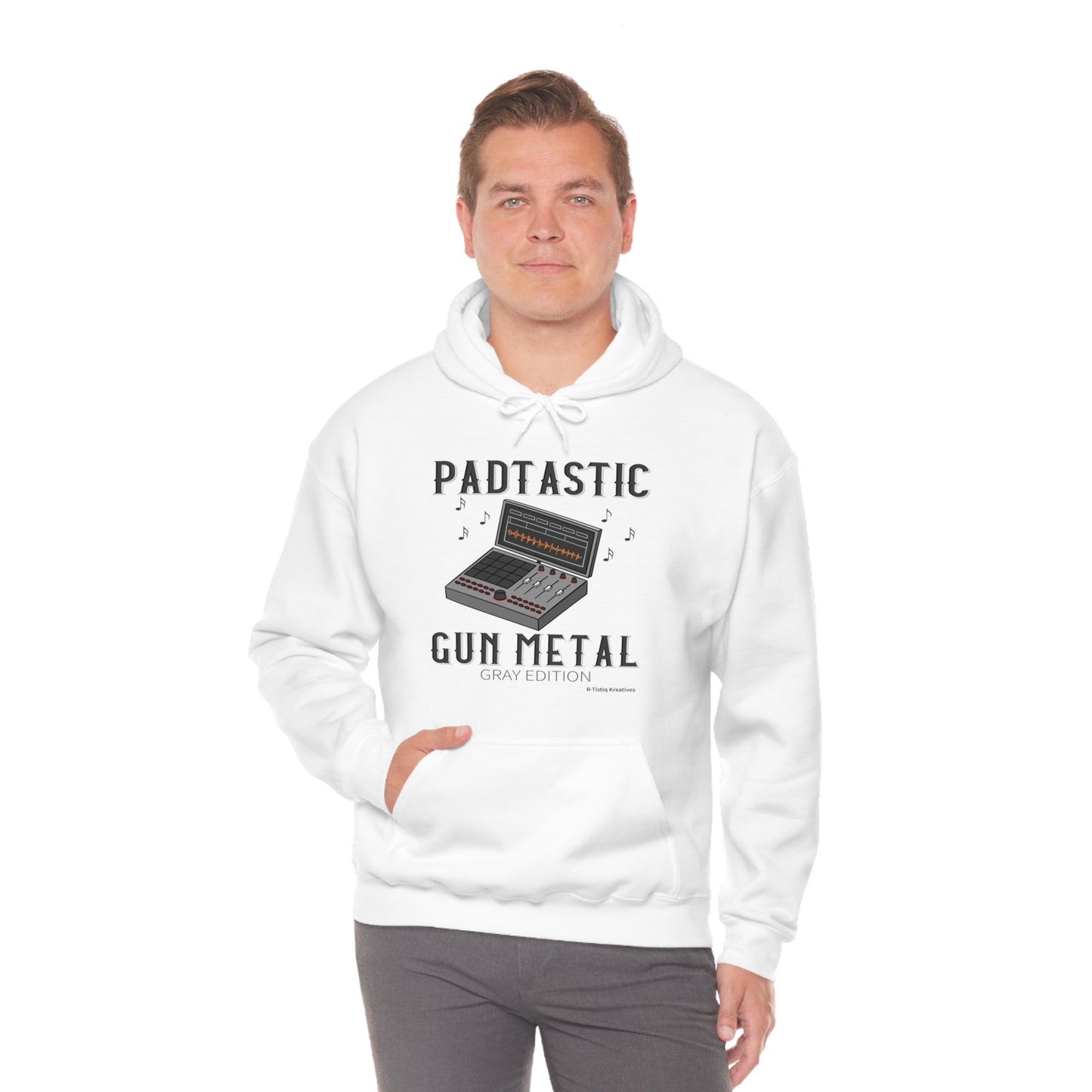 Padtastic Gun Metal Gray Edition Unisex Heavy Blend™ Hooded Sweatshirt