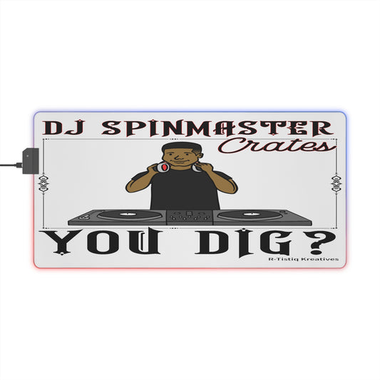 DJ Spinmaster LED Gaming Mouse Pad