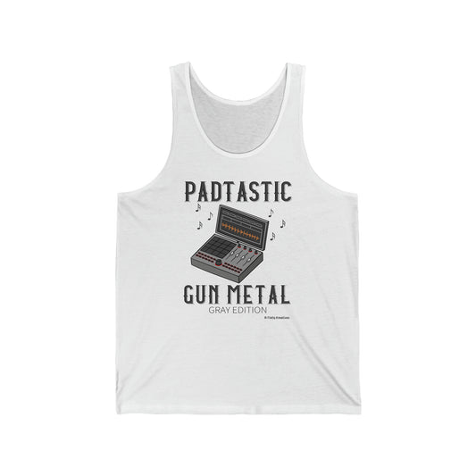 Padtastic Gun Metal Gray Edition Unisex Jersey Tank