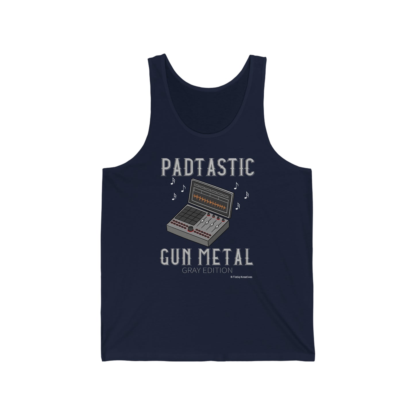 Padtastic Gun Metal Gray Edition Unisex Jersey Tank